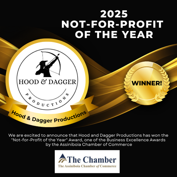 Hood and Dagger Productions wins the “Not-for-Profit of the Year” award