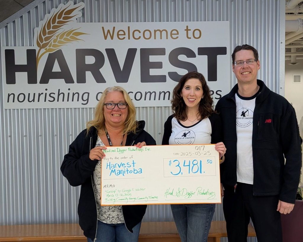 Over $3,400 given to Partner Charity Harvest Manitoba