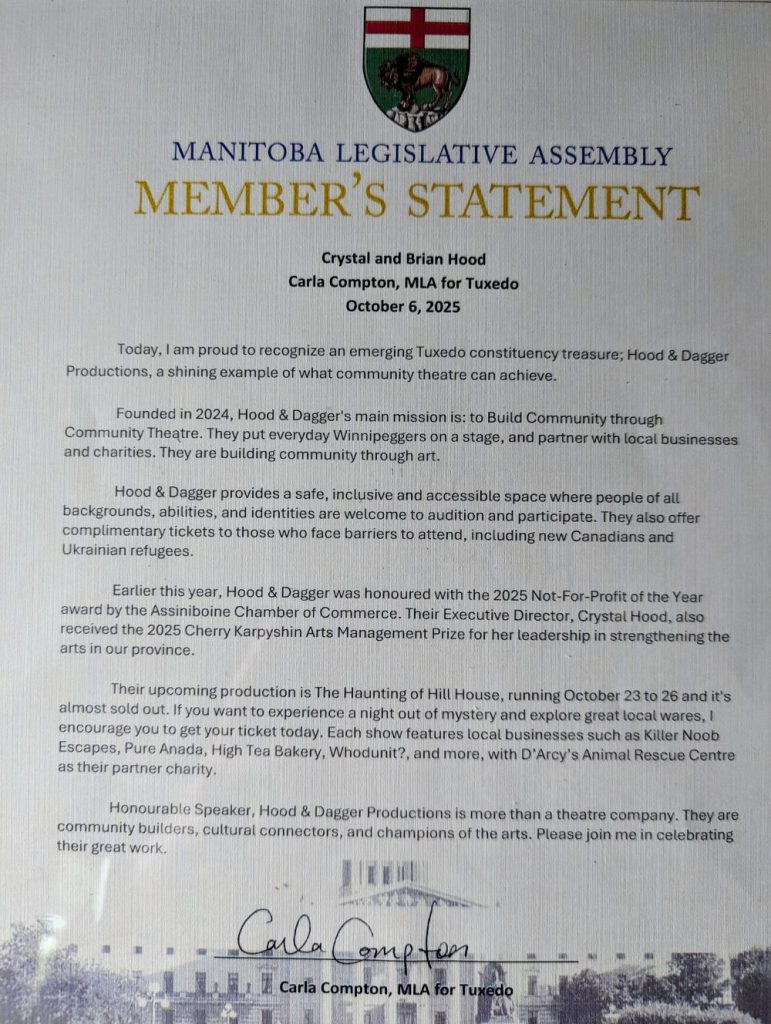Member’s Statement